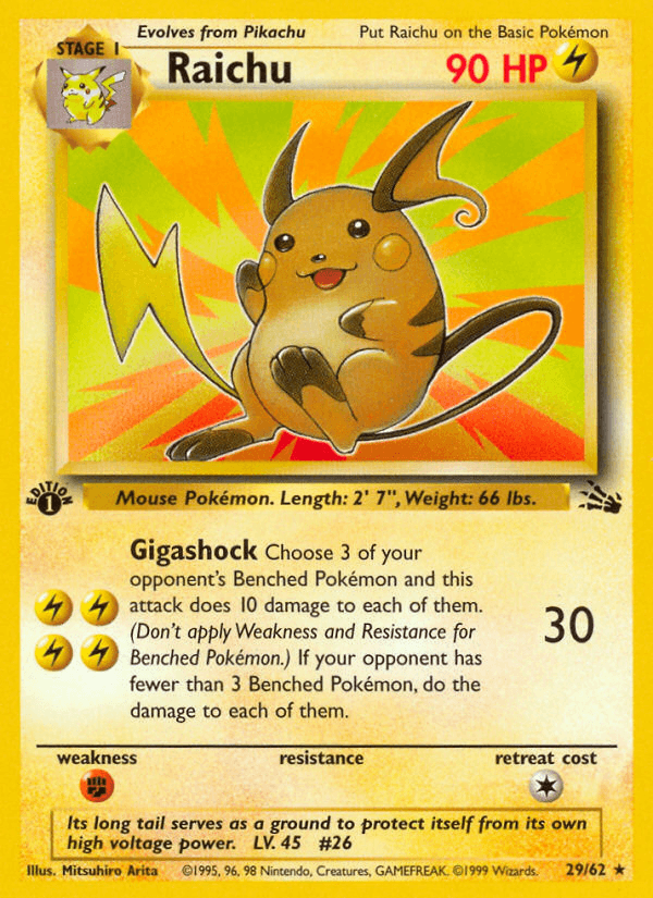 Raichu Fossil