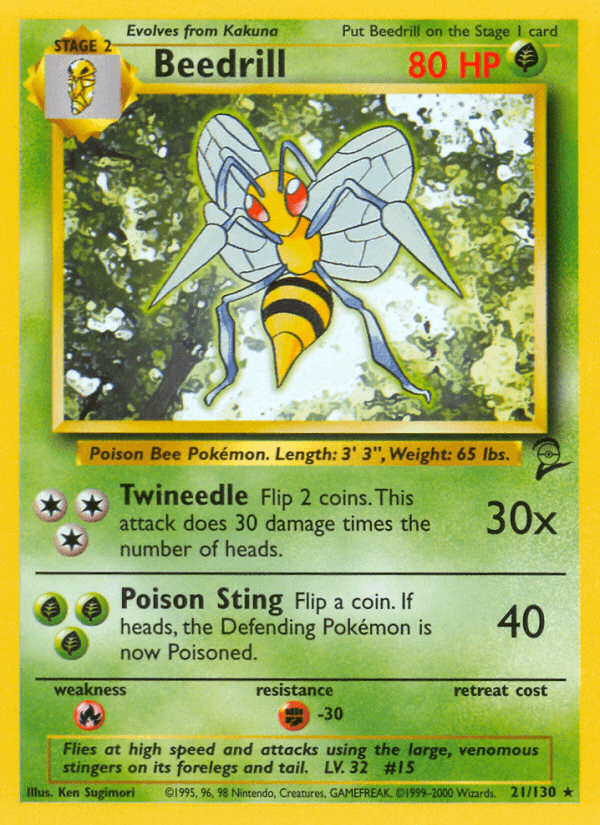 Beedrill Base Set 2