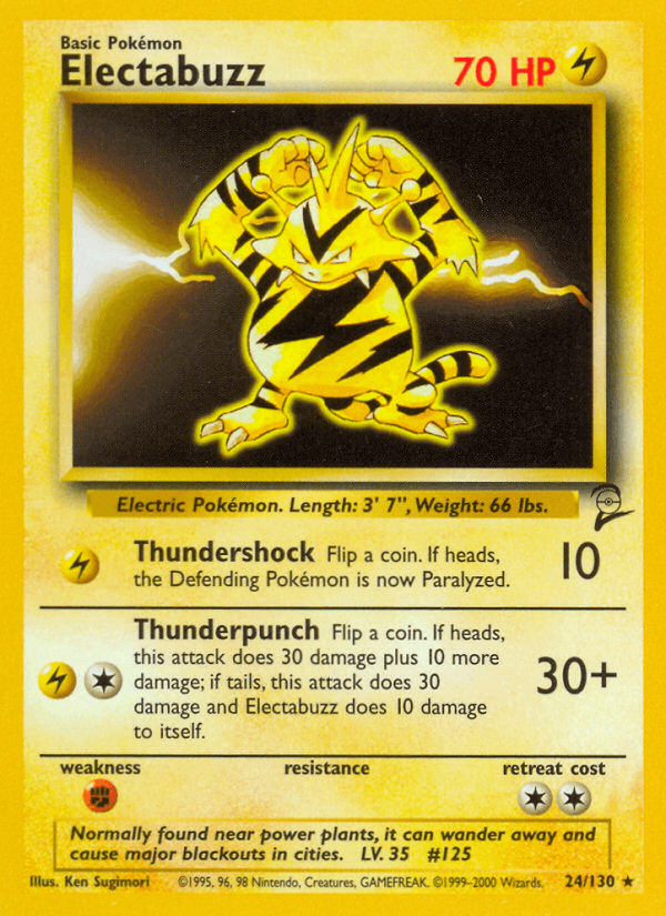 Electabuzz Base Set 2