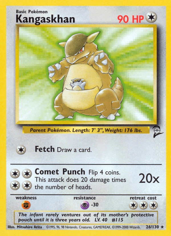 Kangaskhan Base Set 2