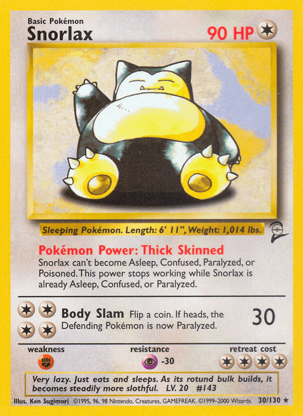 Snorlax Base Set 2