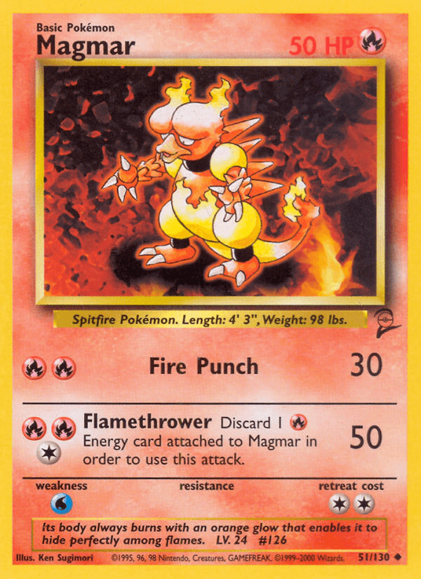 Magmar Base Set 2