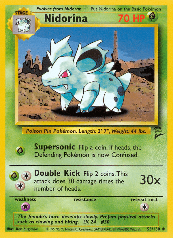 Nidorina Base Set 2