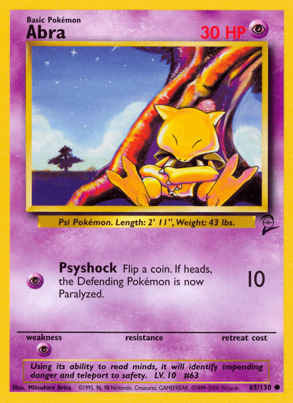 Abra Base Set 2