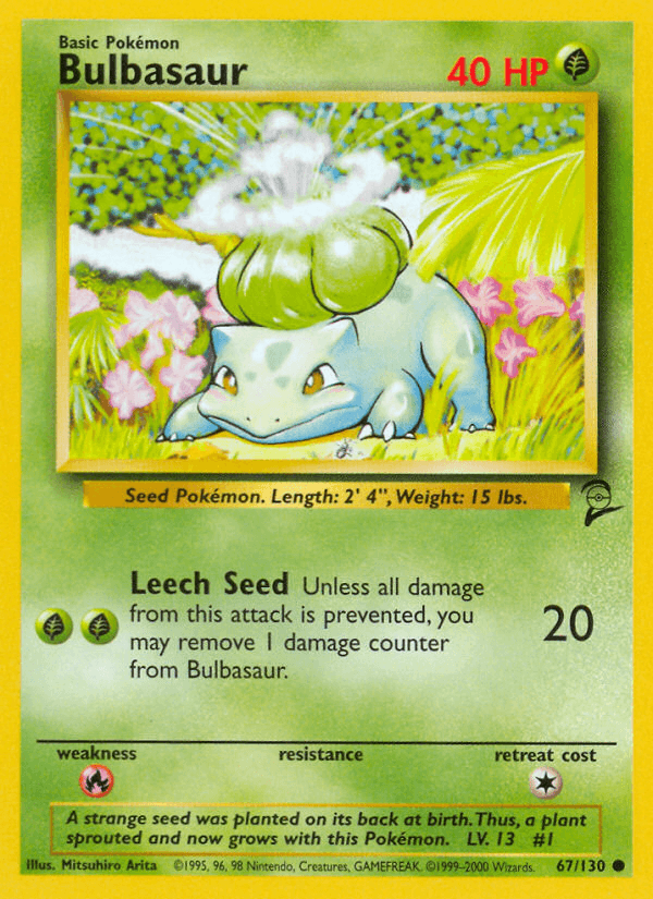 Bulbasaur Base Set 2
