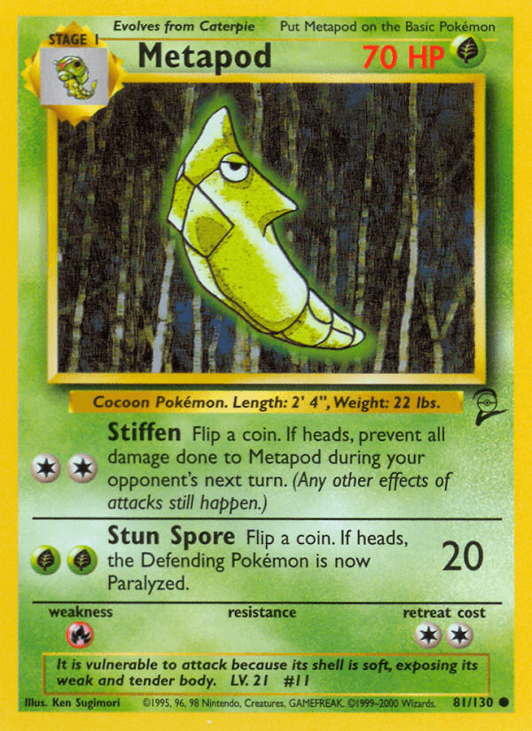 Metapod Base Set 2