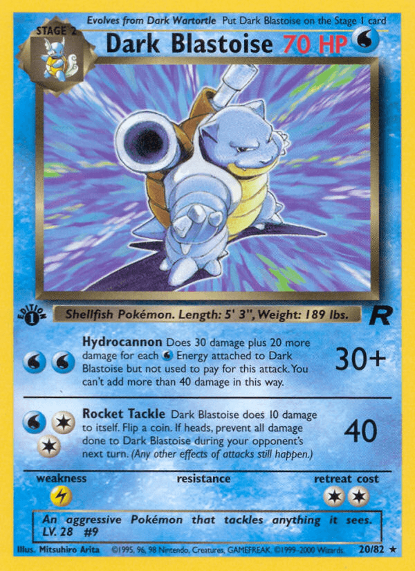 Dark Blastoise Team Rocket