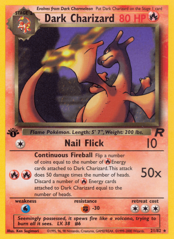 Dark Charizard Team Rocket