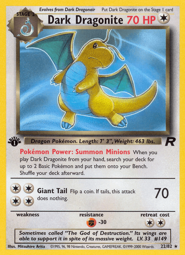 Dark Dragonite Team Rocket