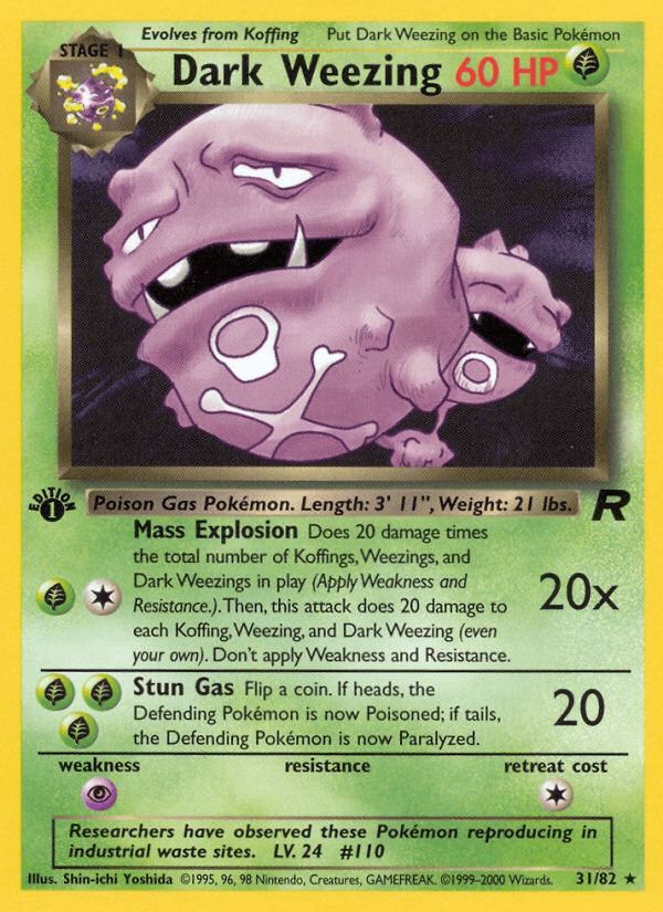 Dark Weezing Team Rocket