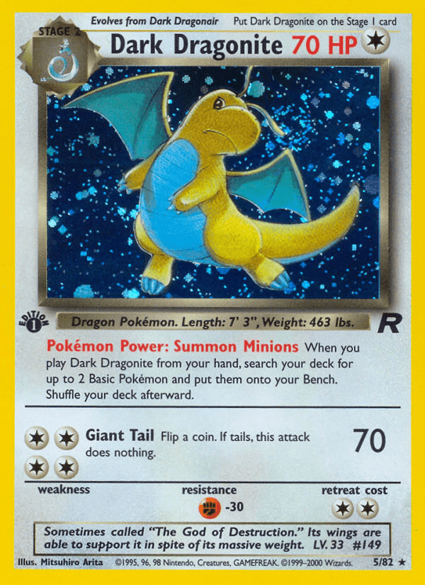 Dark Dragonite Team Rocket
