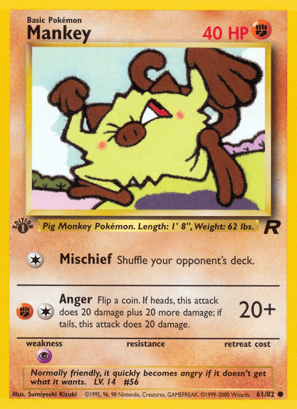 Mankey Team Rocket
