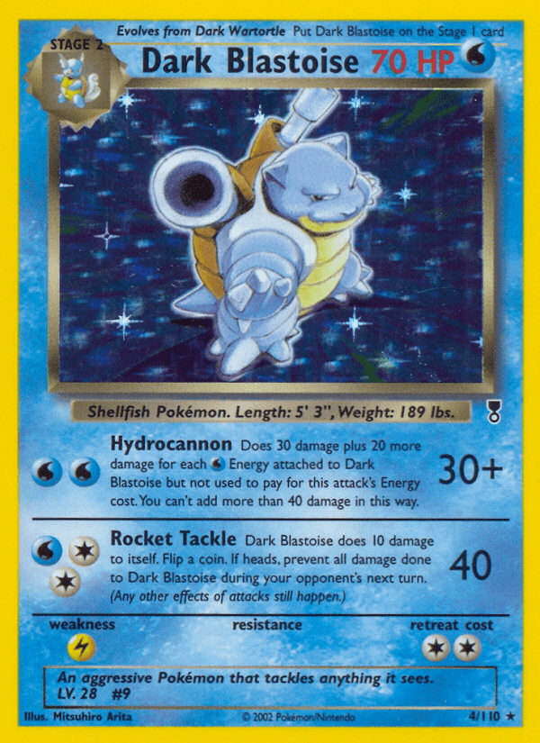 Dark Blastoise Legendary Collection