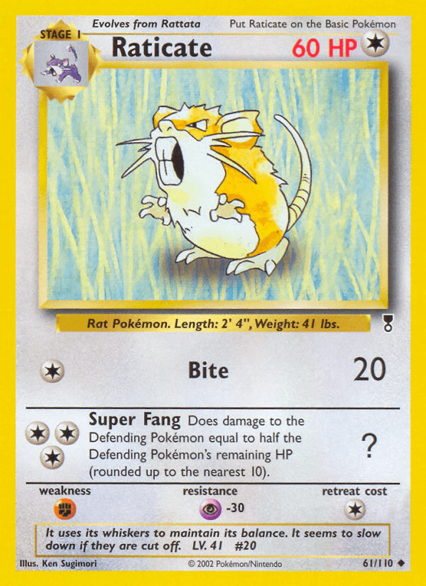 Raticate Legendary Collection