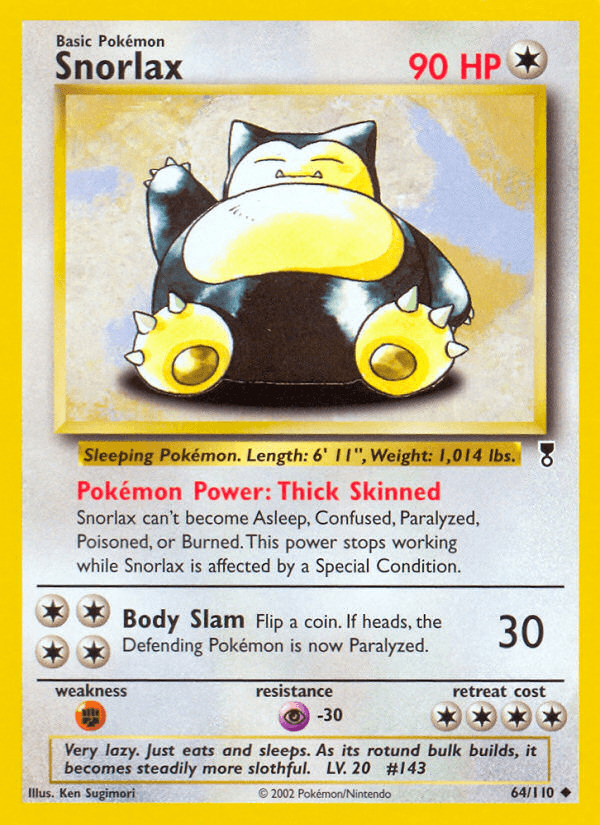 Snorlax Legendary Collection