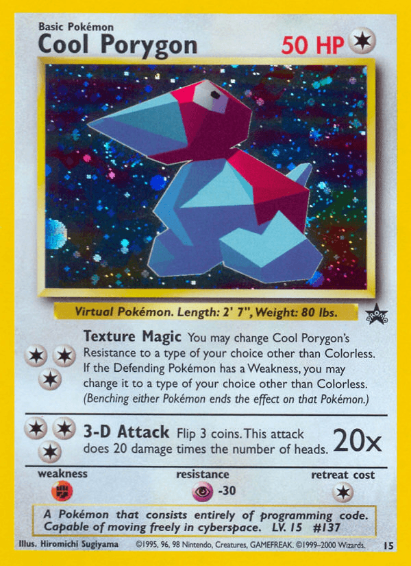 Cool Porygon Wizards Black Star Promos