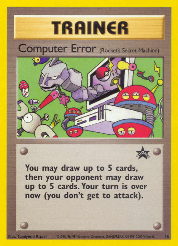 Computer Error Wizards Black Star Promos
