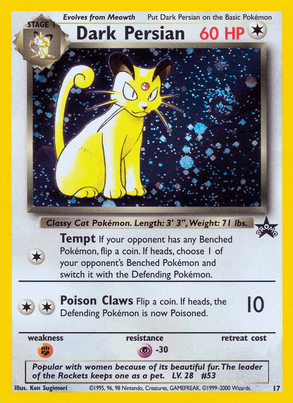 Dark Persian Wizards Black Star Promos