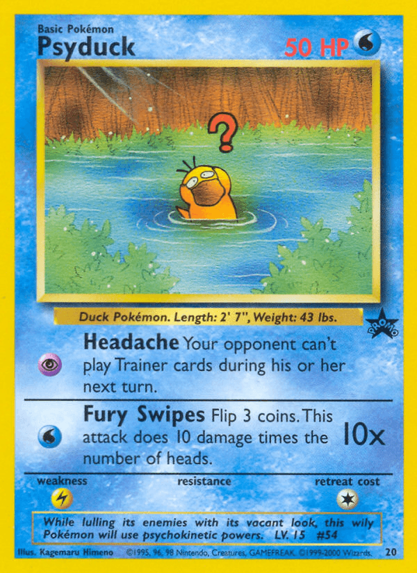 Psyduck Wizards Black Star Promos