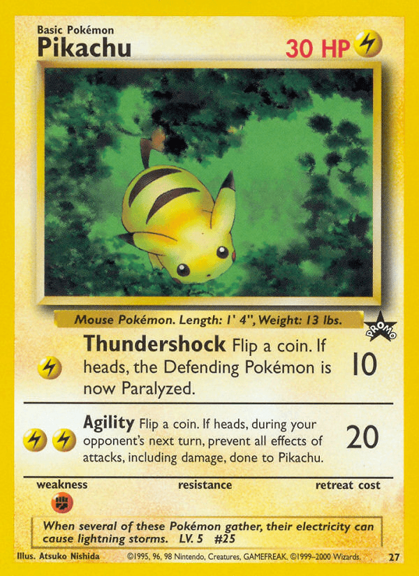 Pikachu Wizards Black Star Promos