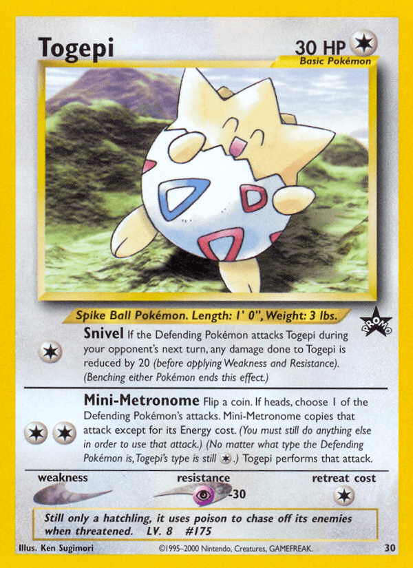 Togepi Wizards Black Star Promos