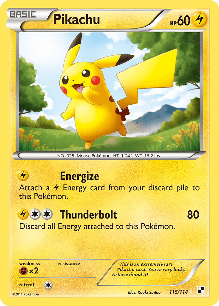 Pikachu Black & White