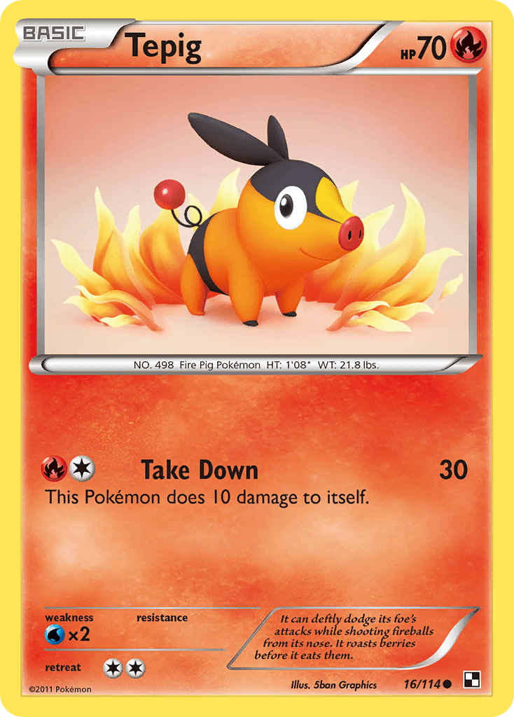 Tepig Black & White