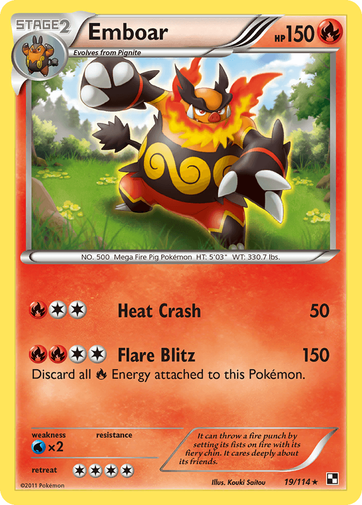 Emboar Black & White