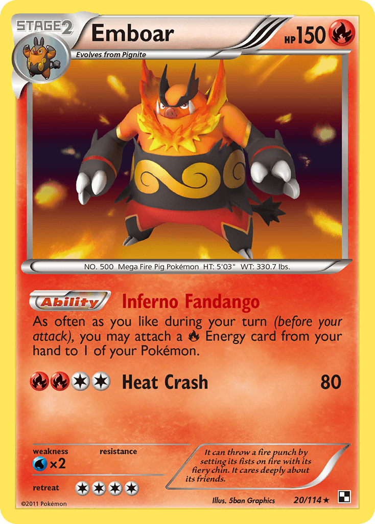 Emboar Black & White