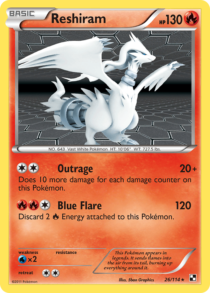 Reshiram Black & White