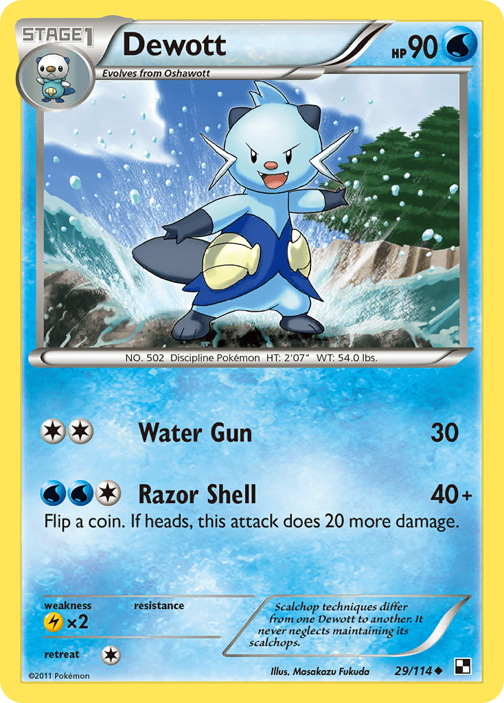 Dewott Black & White