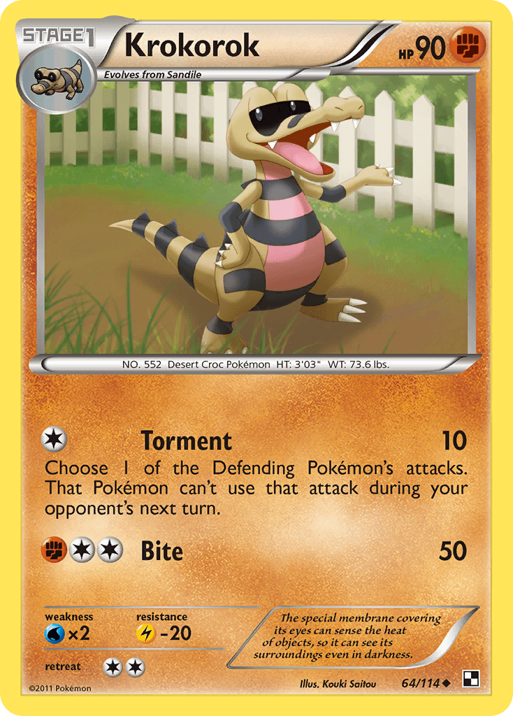 Krokorok Black & White