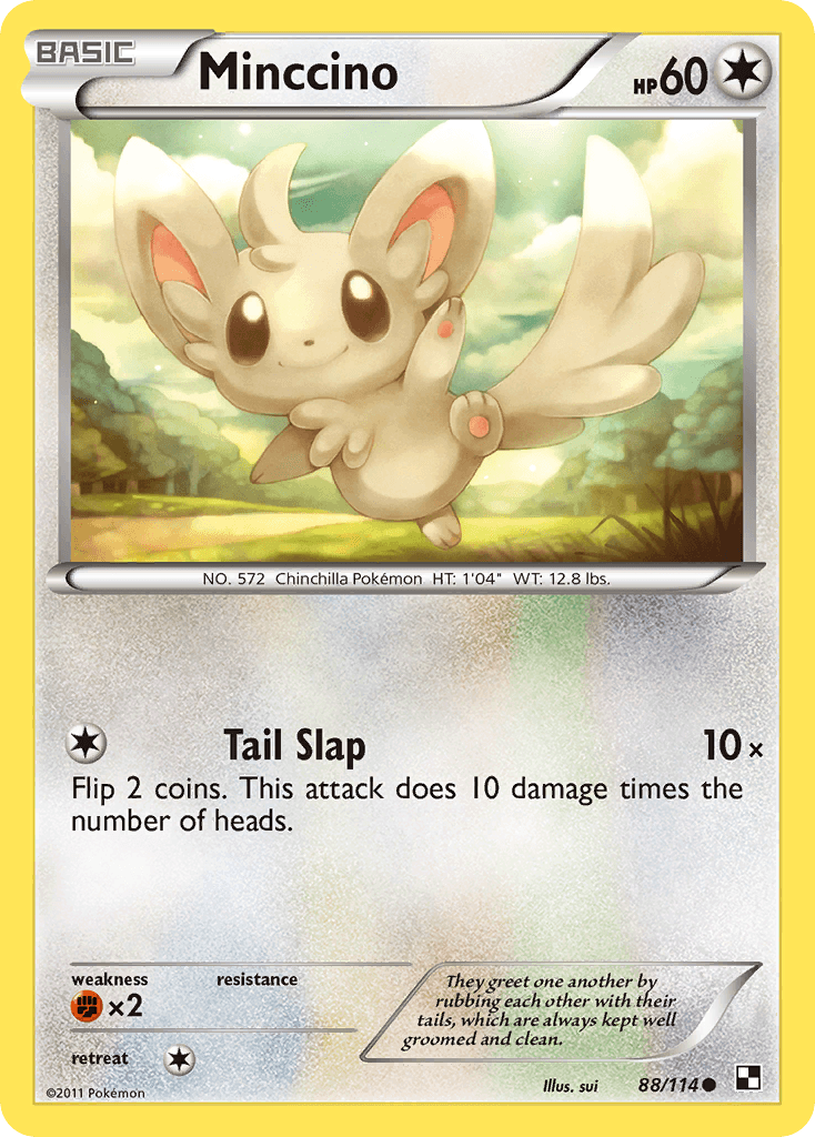 Minccino Black & White
