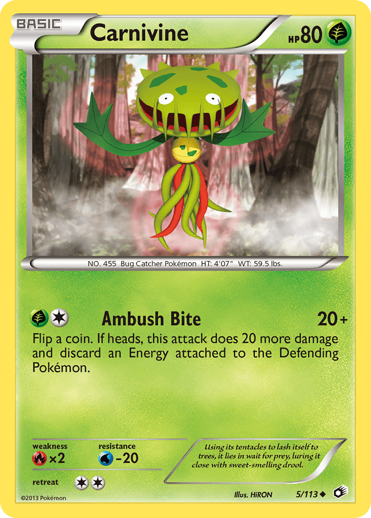 Carnivine Legendary Treasures
