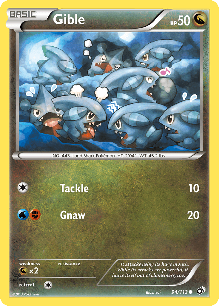 Gible Legendary Treasures