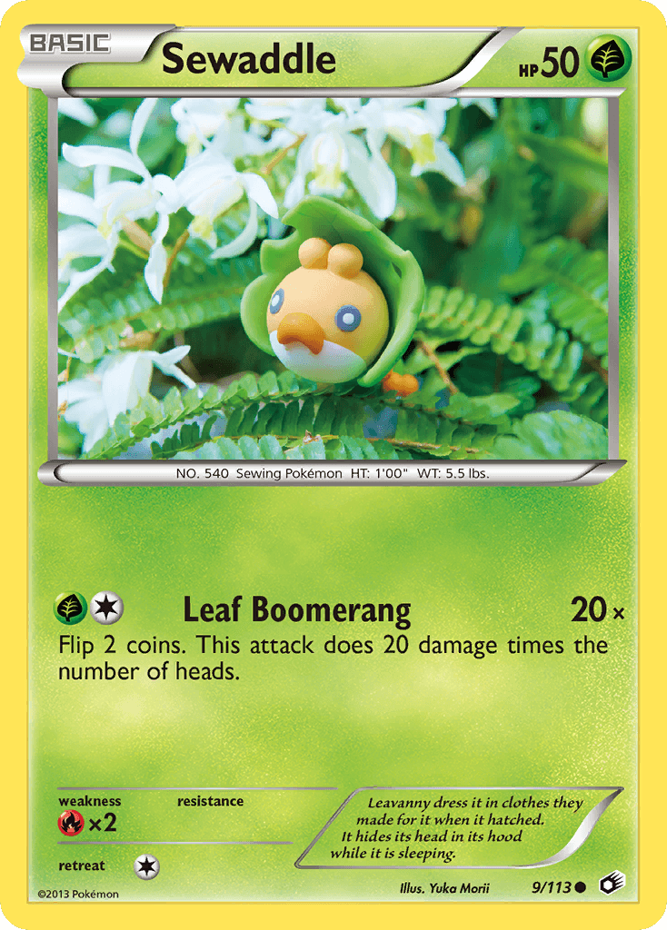 Sewaddle Legendary Treasures
