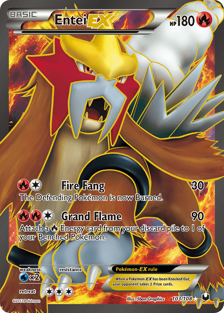 Entei-EX Dark Explorers