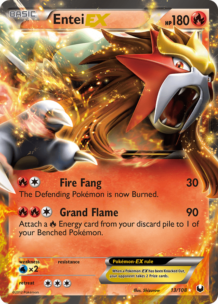 Entei-EX Dark Explorers