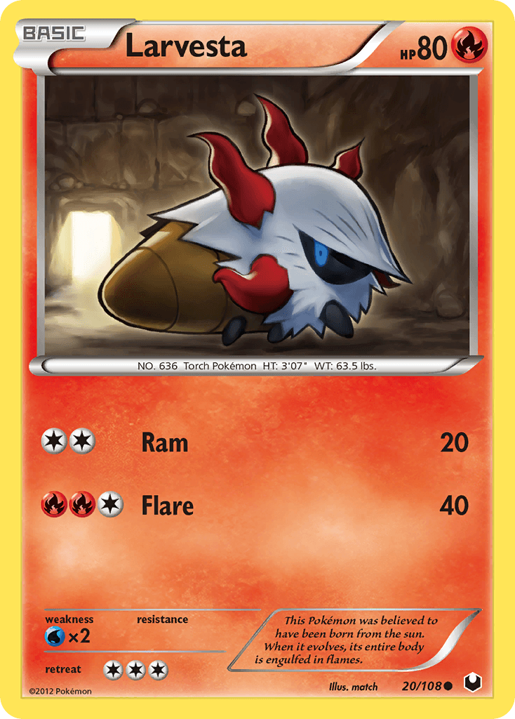 Larvesta Dark Explorers