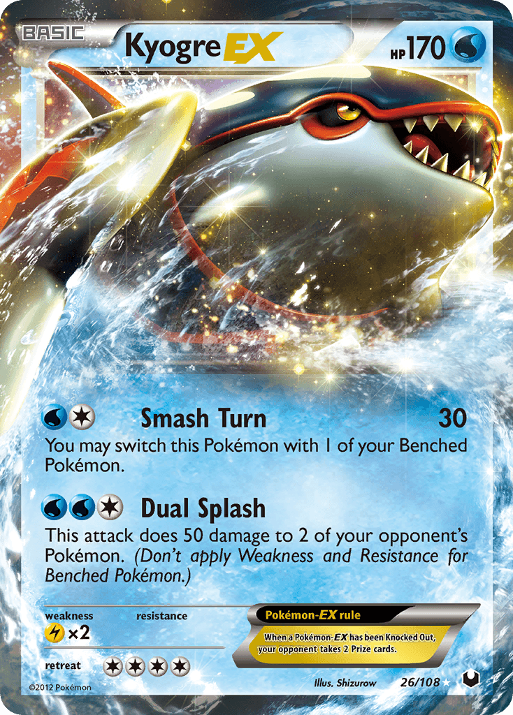Kyogre-EX Dark Explorers