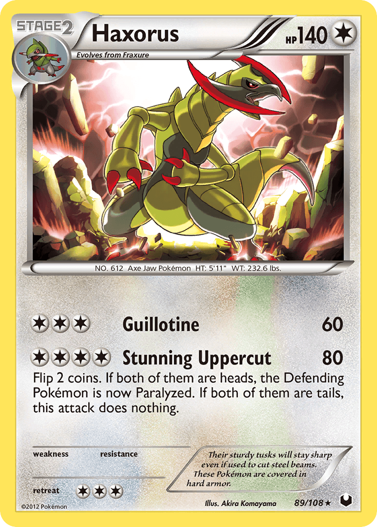Haxorus Dark Explorers