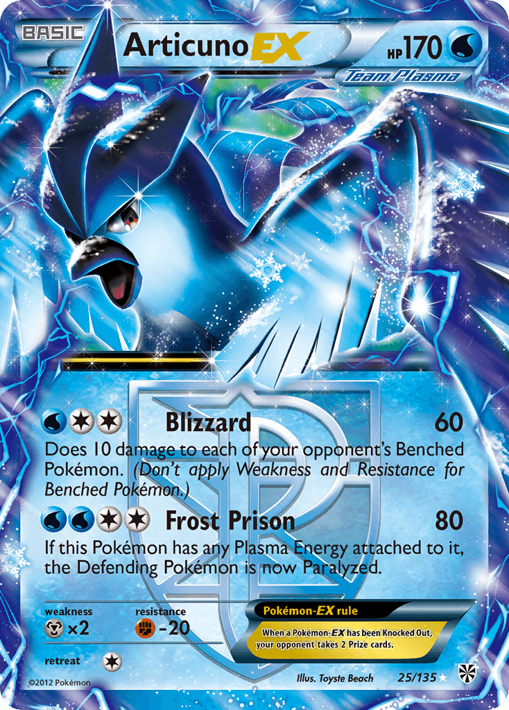 Articuno-EX Plasma Storm