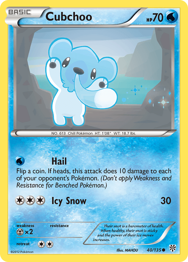 Cubchoo Plasma Storm