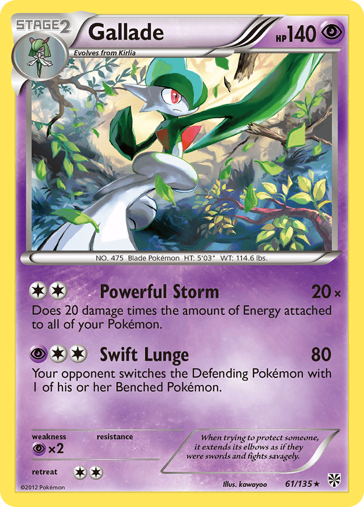 Gallade Plasma Storm