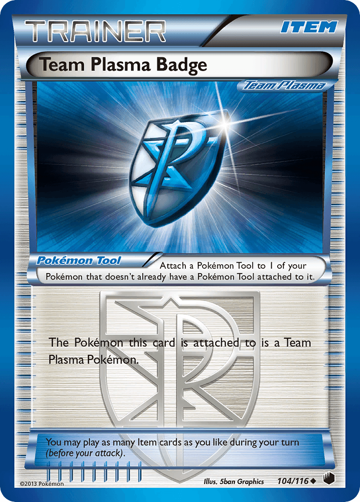 Team Plasma Badge Plasma Freeze