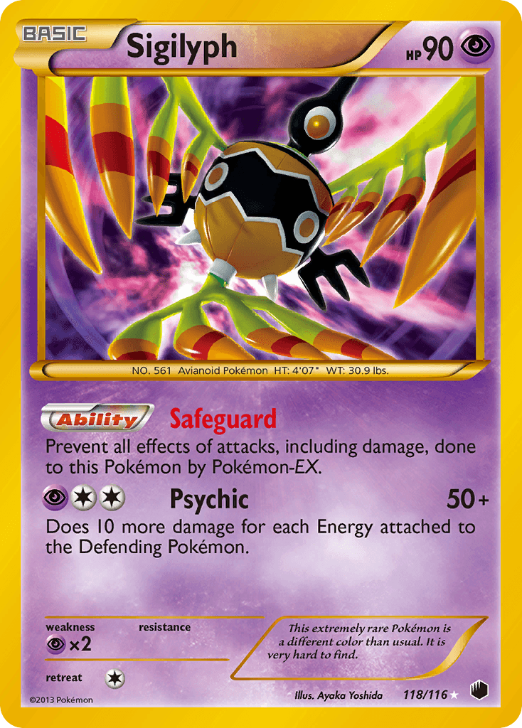 Sigilyph Plasma Freeze