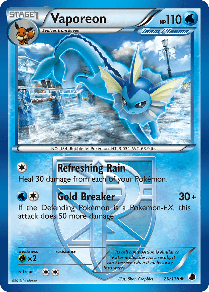 Vaporeon Plasma Freeze