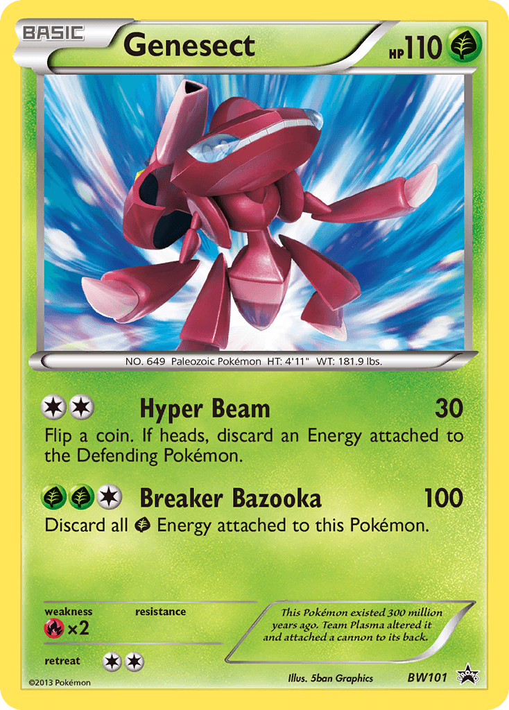 Genesect BW Black Star Promos