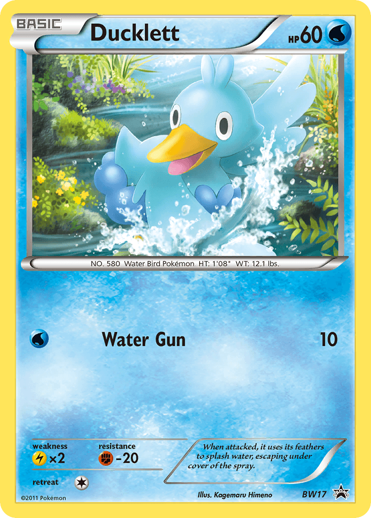 Ducklett BW Black Star Promos