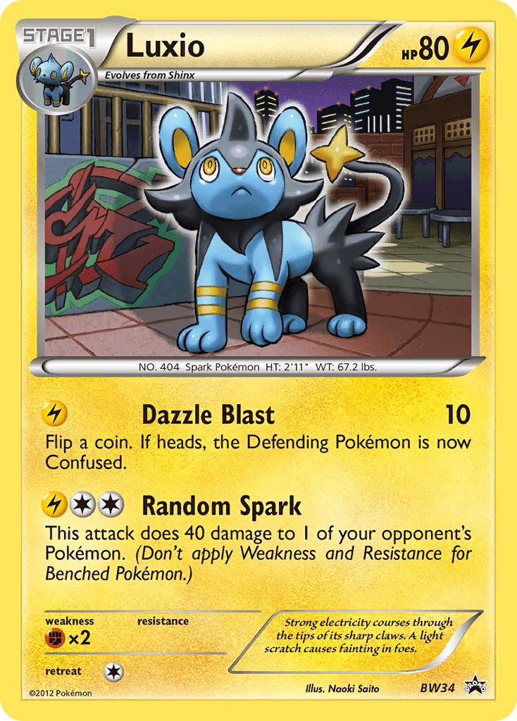 Luxio BW Black Star Promos